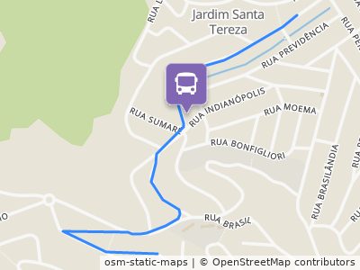 Mapa da parada