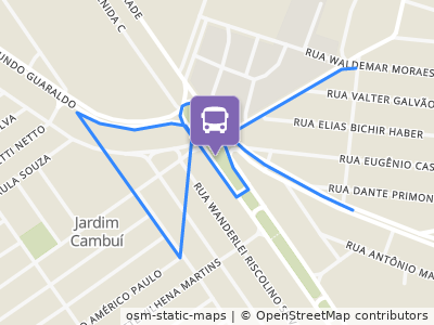 Mapa da parada