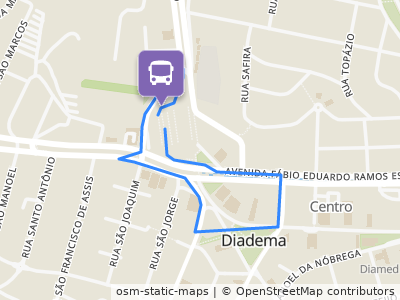 Mapa da parada