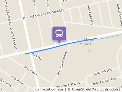 Mapa da parada