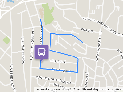 Mapa da parada