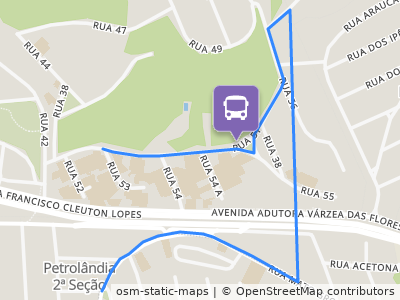 Mapa da parada