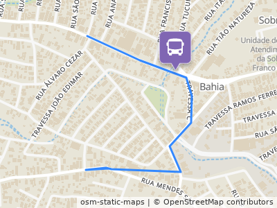 Mapa da parada