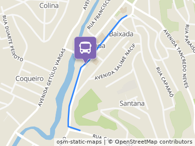 Mapa da parada