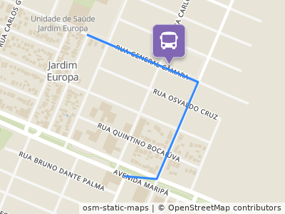 Mapa da parada