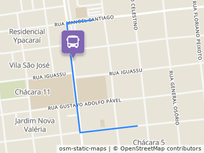 Mapa da parada