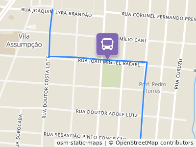 Mapa da parada
