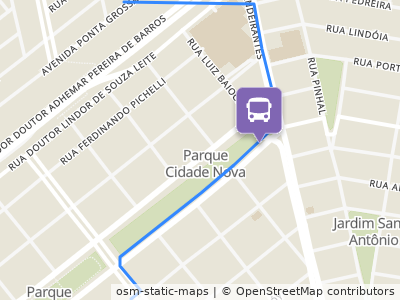 Mapa da parada