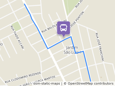 Mapa da parada