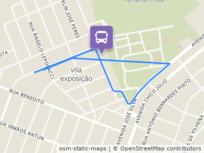 Mapa da parada