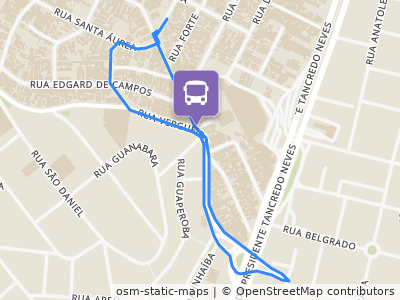 Mapa da parada