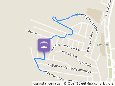 Mapa da parada