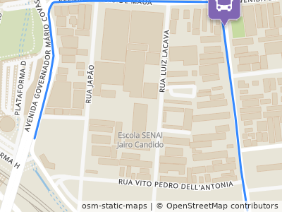 Mapa da parada