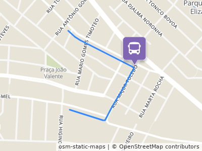 Mapa da parada