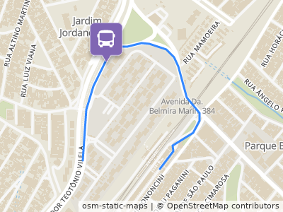 Mapa da parada