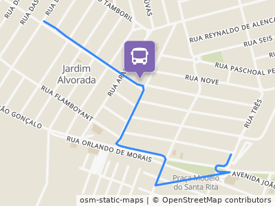 Mapa da parada