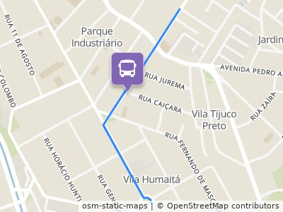 Mapa da parada
