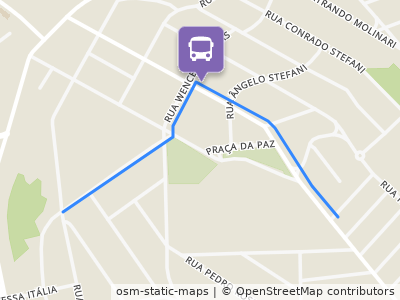 Mapa da parada