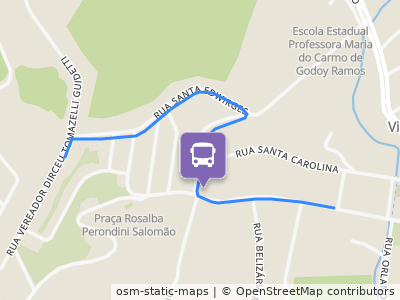 Mapa da parada
