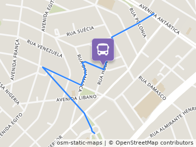 Mapa da parada