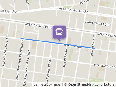 Mapa da parada