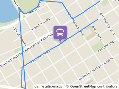 Mapa da parada