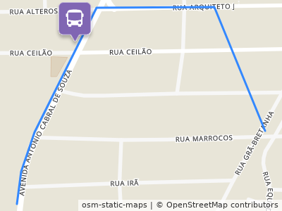 Mapa da parada