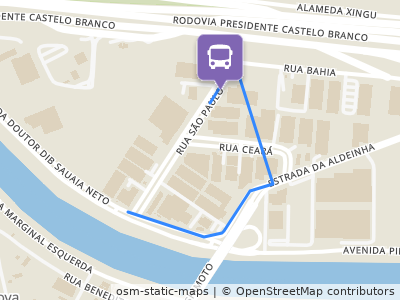 Mapa da parada