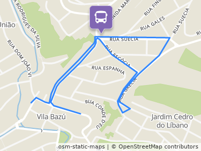 Mapa da parada