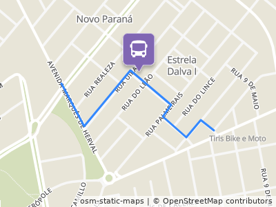 Mapa da parada