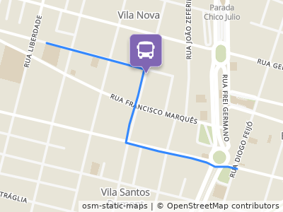 Mapa da parada
