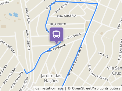 Mapa da parada