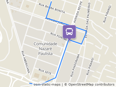 Mapa da parada