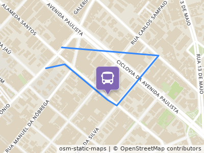 Mapa da parada