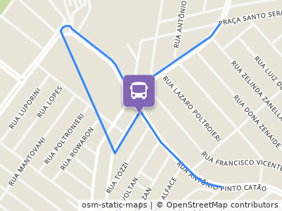 Mapa da parada