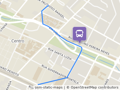 Mapa da parada