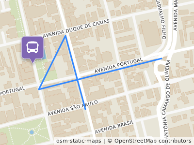 Mapa da parada