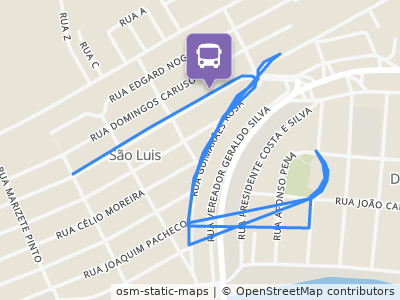 Mapa da parada