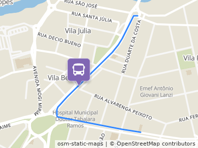Mapa da parada