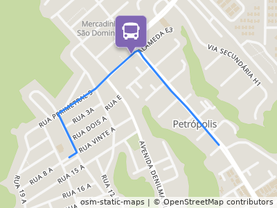 Mapa da parada
