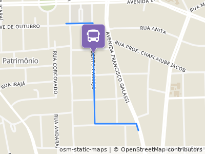 Mapa da parada