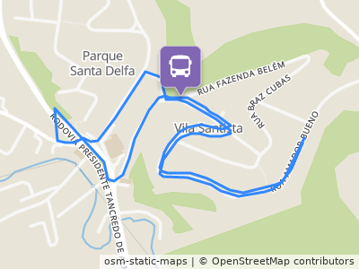 Mapa da parada