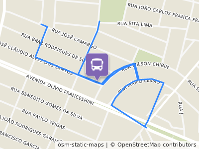 Mapa da parada