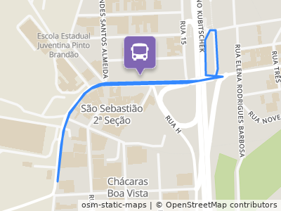 Mapa da parada
