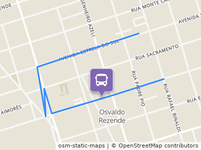 Mapa da parada