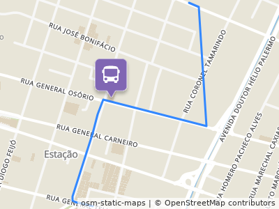 Mapa da parada
