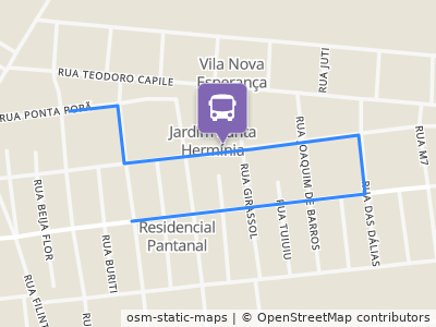 Mapa da parada