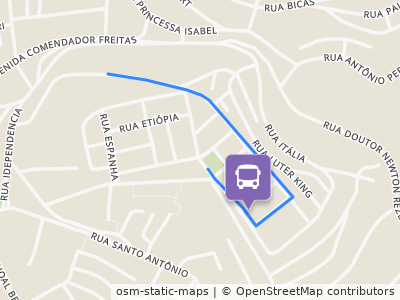 Mapa da parada
