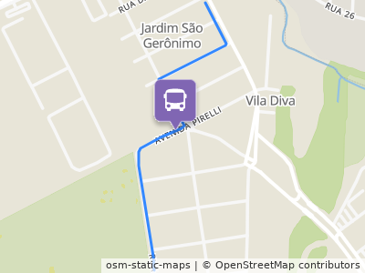 Mapa da parada