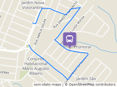 Mapa da parada